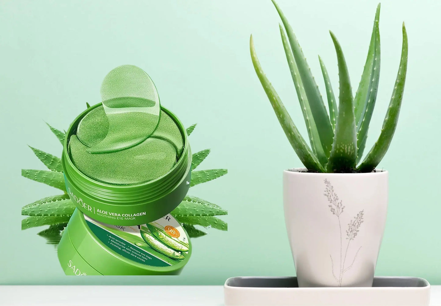 Patchs Anti-cernes et rides Aloe Vera Vernixe